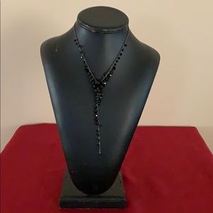 Black stone necklace
